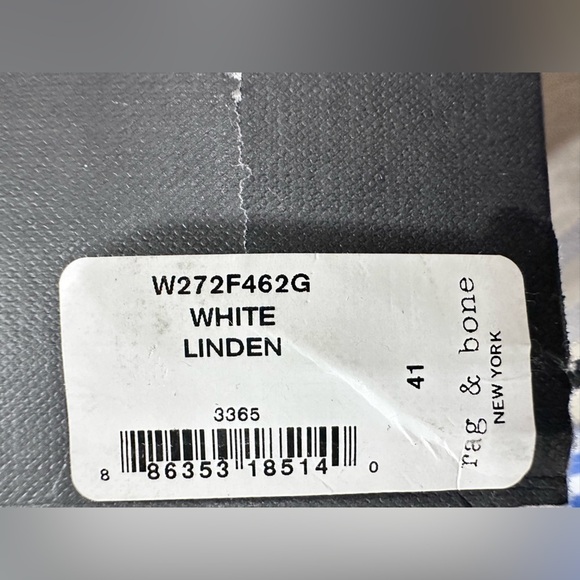 Rag & Bone Women's White Sneakers 41 US 11 - Picture 5 of 6